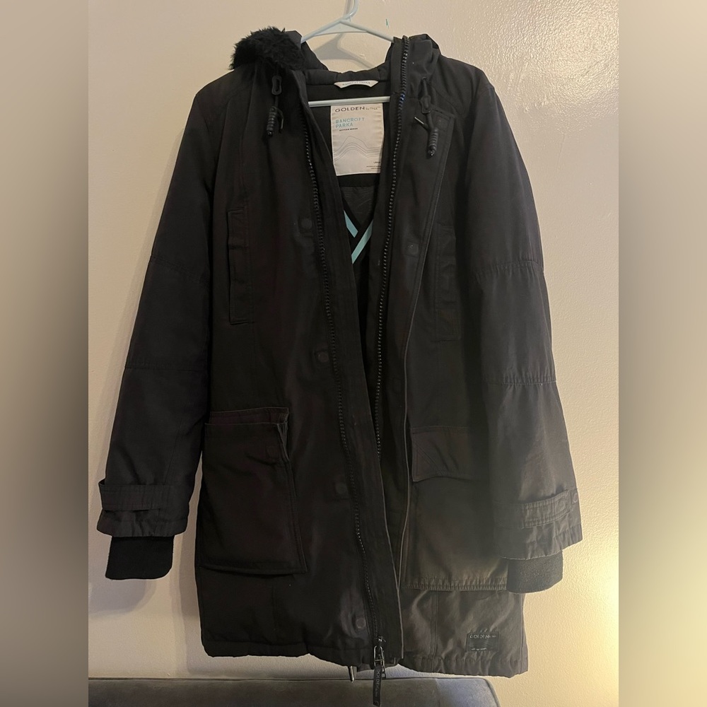 Warm puffer parka